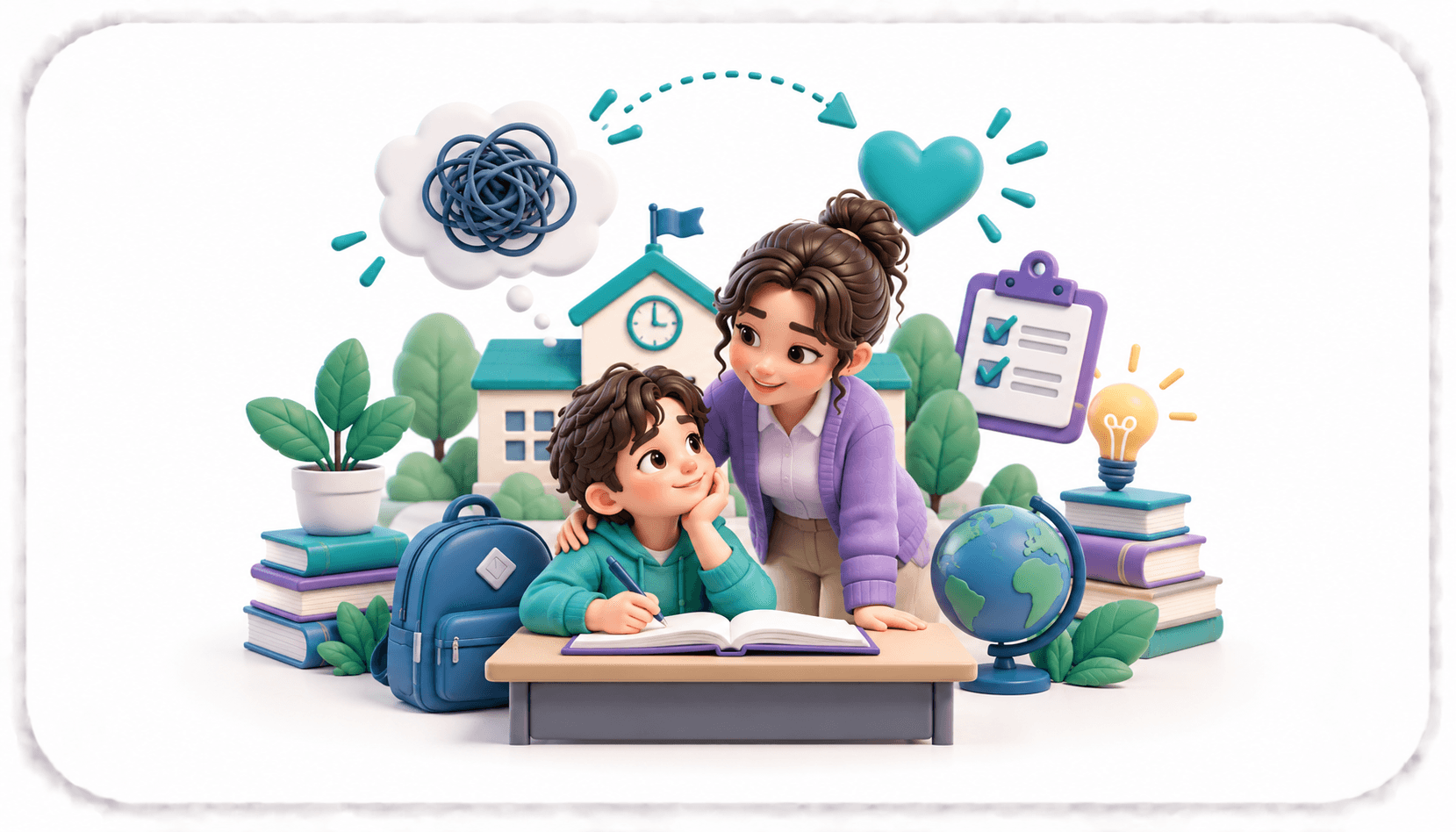 نقش معلم و مدرسه در کاهش اضطراب.